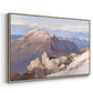 Angled view of Hoher Göll from Watzmann-Hocheck, 1919 by Edward Theodore Compton in a natural wood floater framed canvas.
