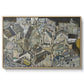 Mödling II, 1918 by Egon Schiele in a natural wood floater framed canvas wall art display.