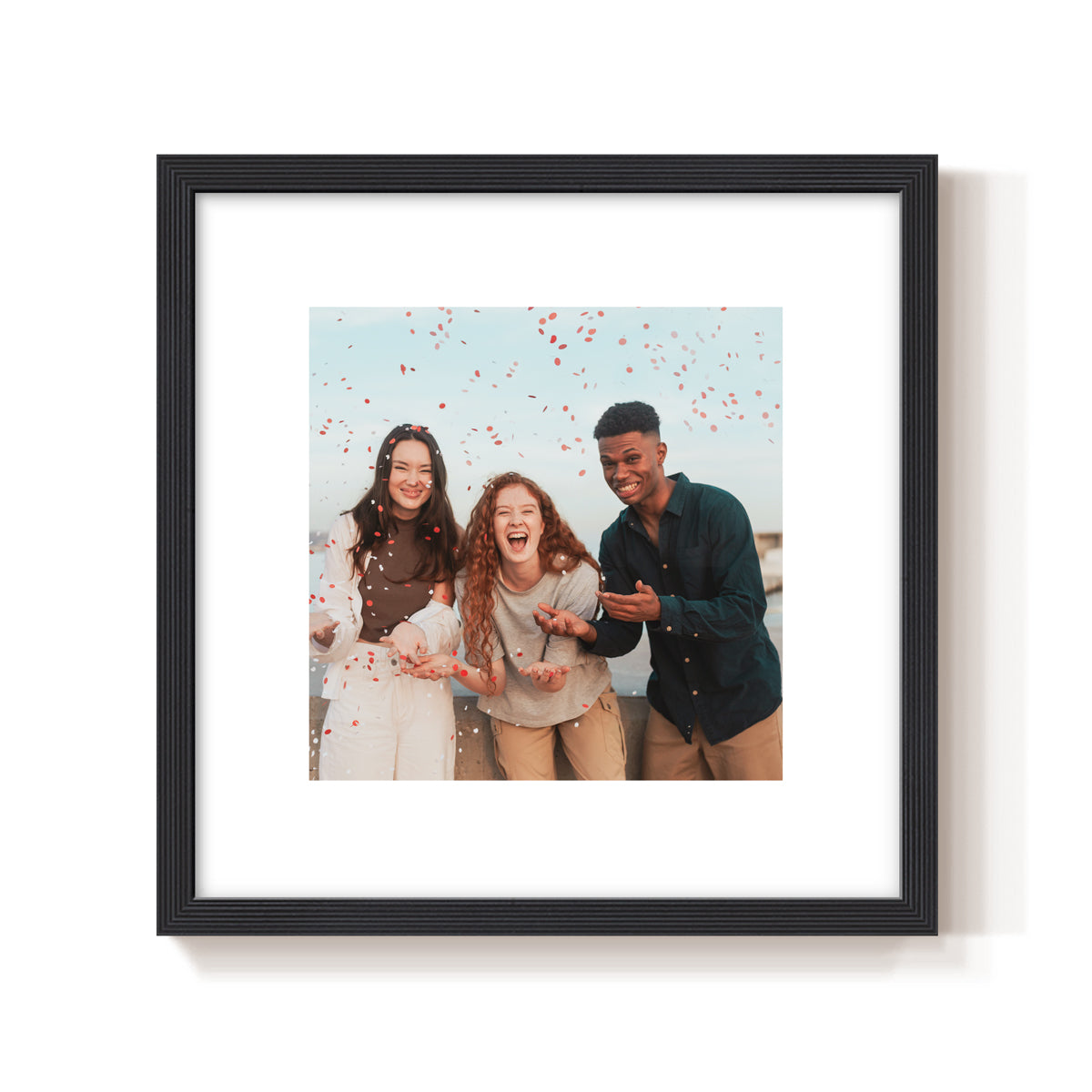 Custom Photo Frame Big border black