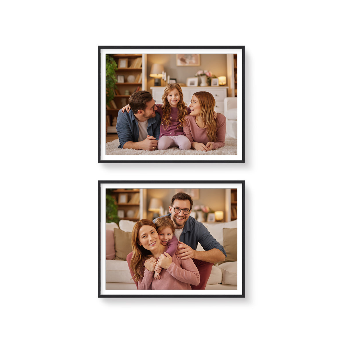 Set of 2 Restickable Custom Framed Photos - 28" x 22"