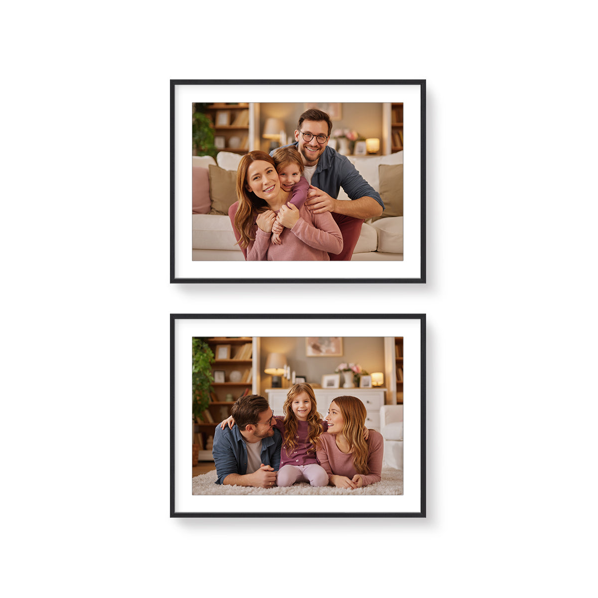 Set of 2 Restickable Custom Framed Photos - 28" x 22"