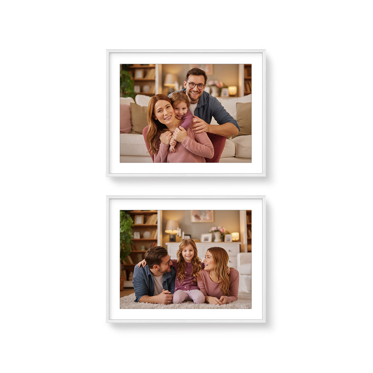 Set of 2 Restickable Custom Framed Photos - 28" x 22"
