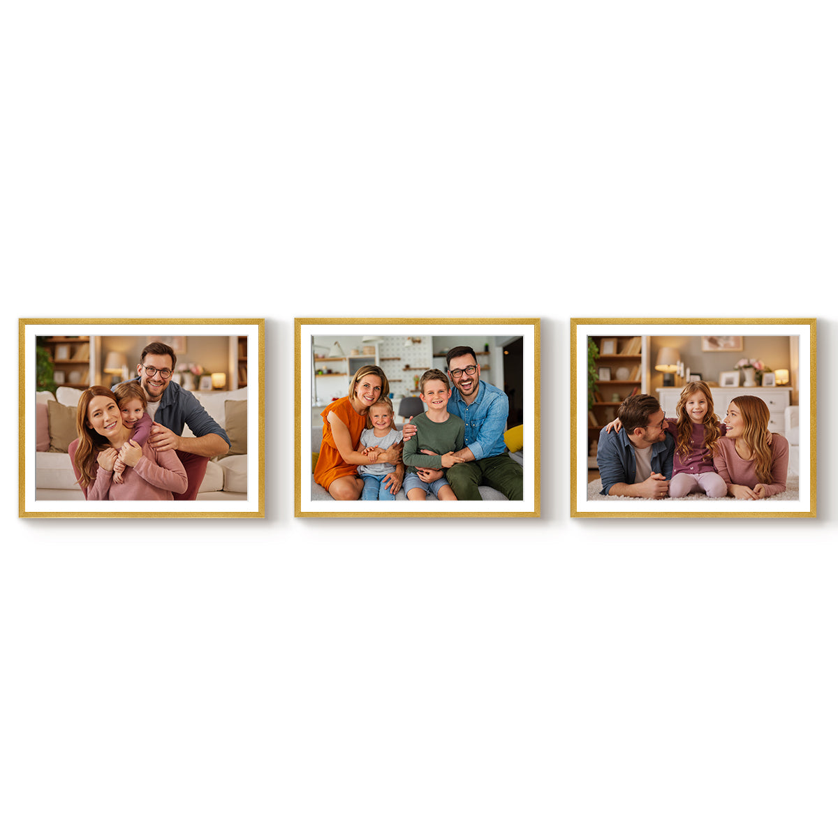 Set of 3 Restickable Custom Framed Photos - 20" x 16"