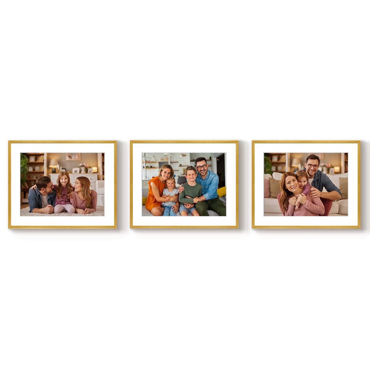 Set of 3 Restickable Custom Framed Photos - 20" x 16"