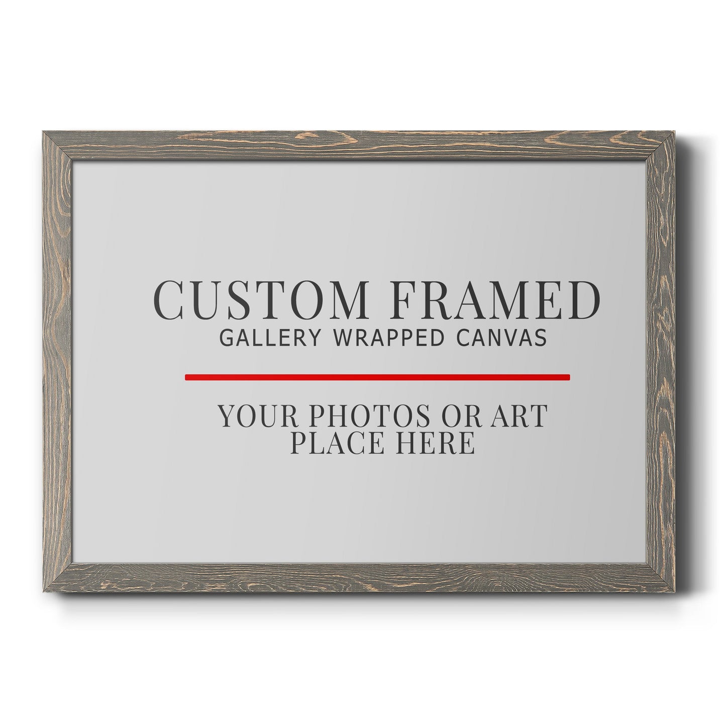 Custom Rustic Frames - Gallery Wrapped Canvas or Prints