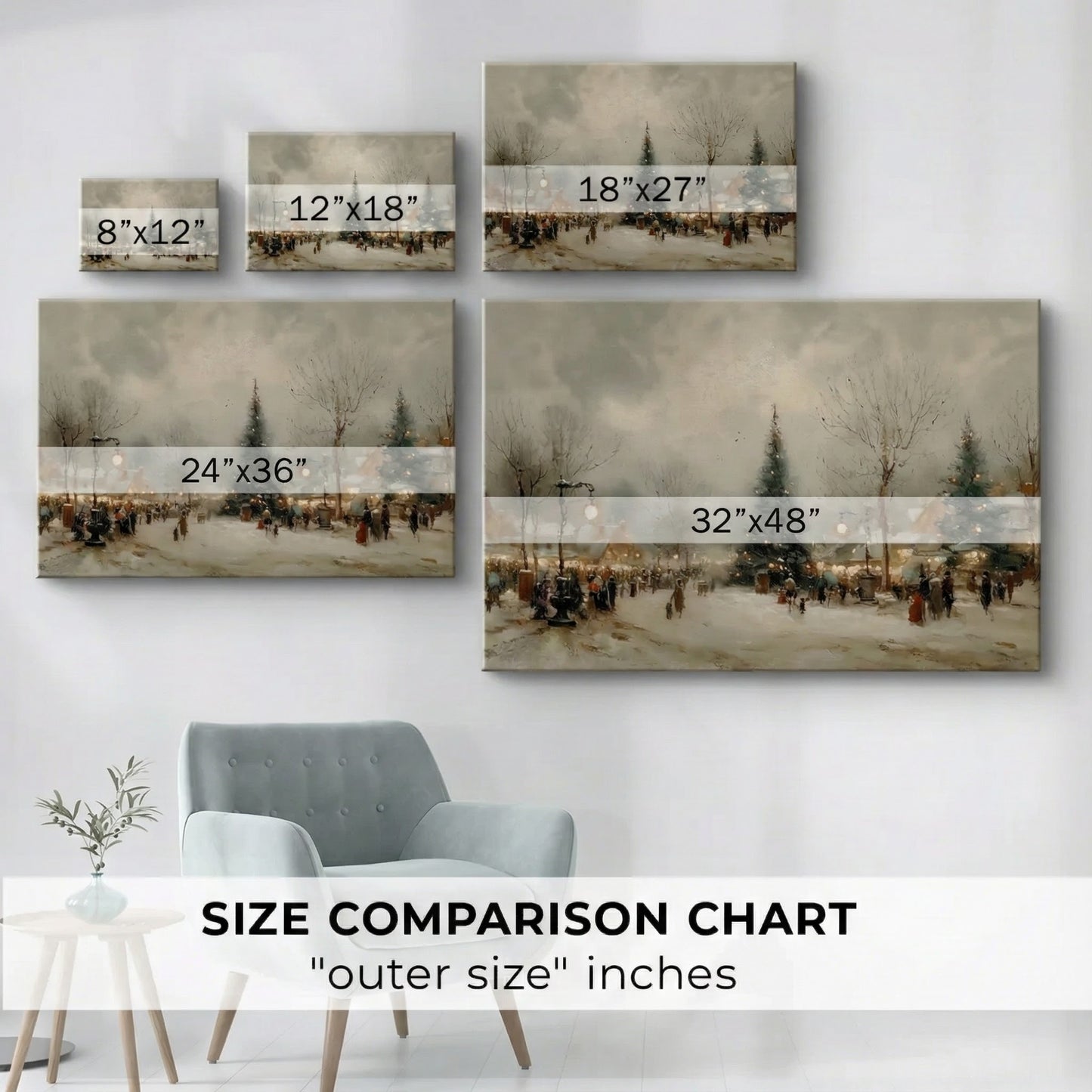 Honeyed Fir at Midnight - Canvas Art Print