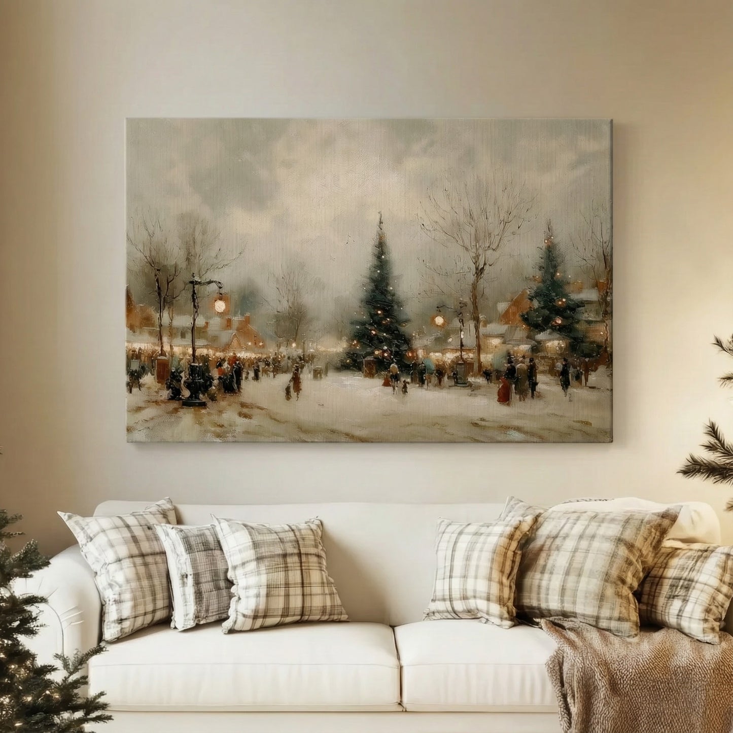 Honeyed Fir at Midnight - Canvas Art Print