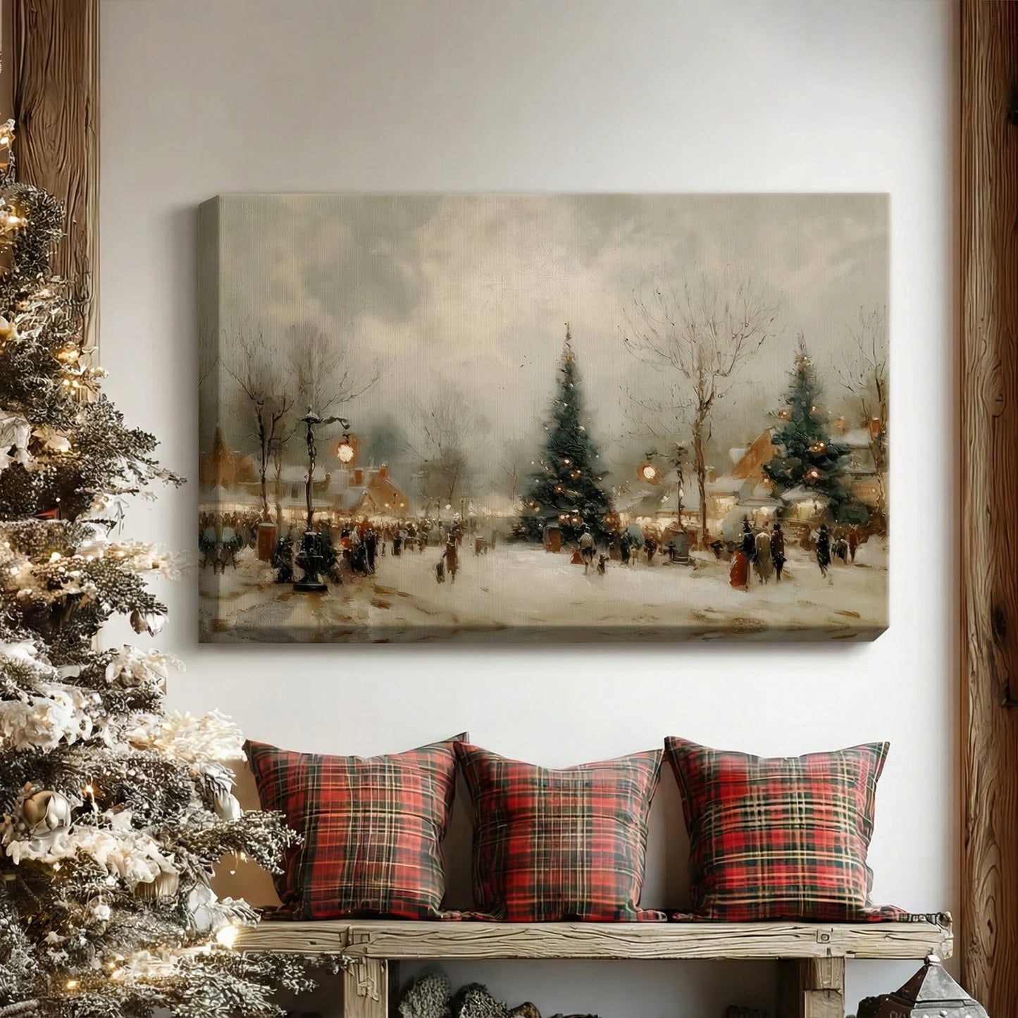 Honeyed Fir at Midnight - Canvas Art Print