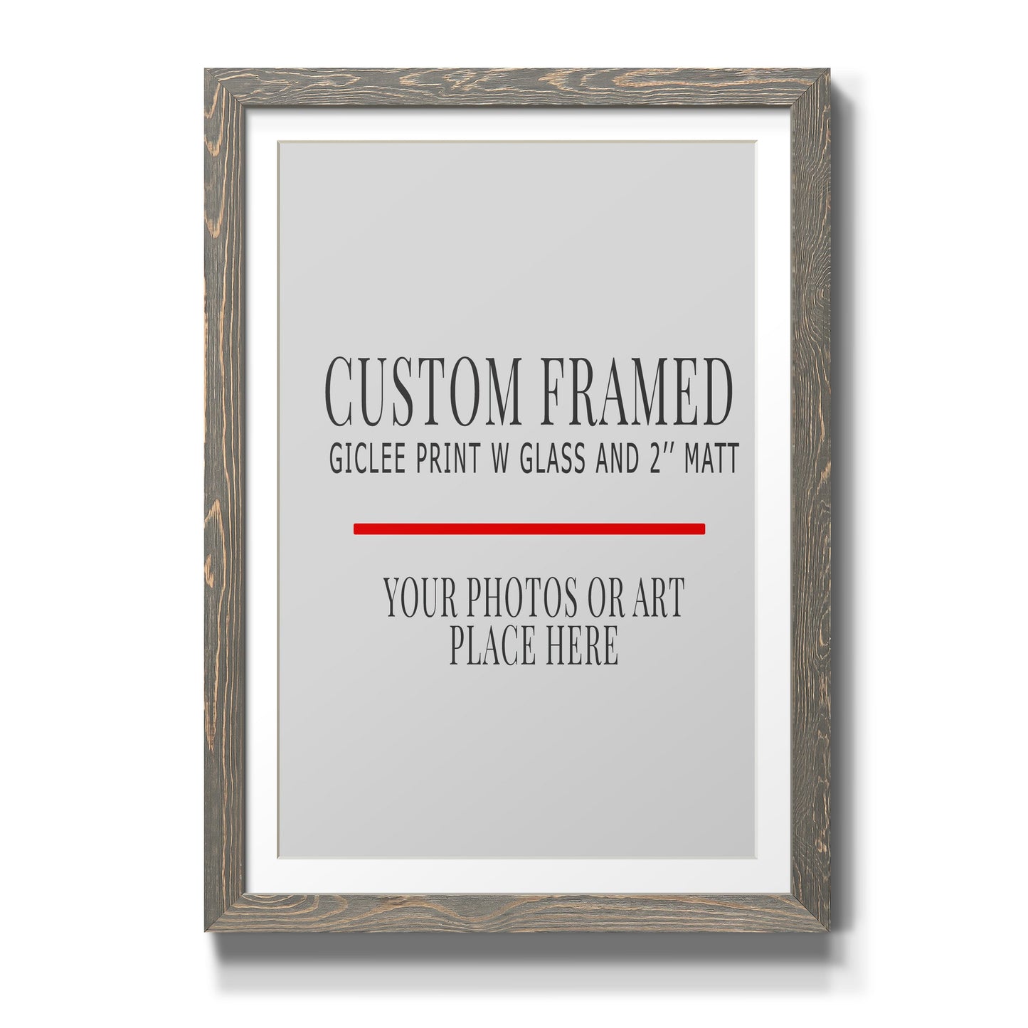 Custom Rustic Frames - Gallery Wrapped Canvas or Prints