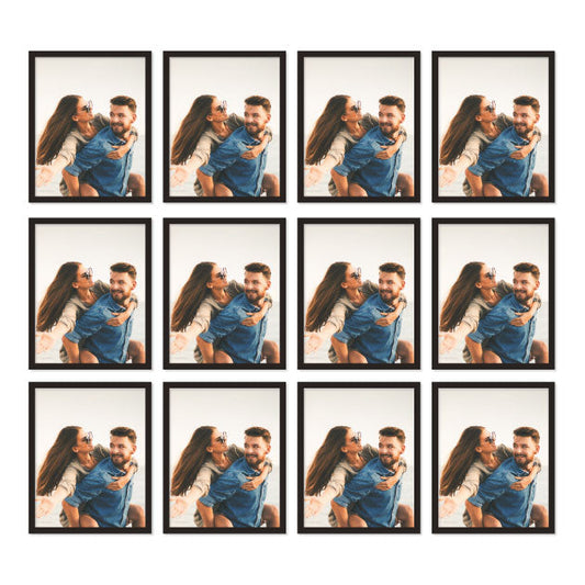 Set of 12 Restickable Custom Framed Photos - 8" x 10"