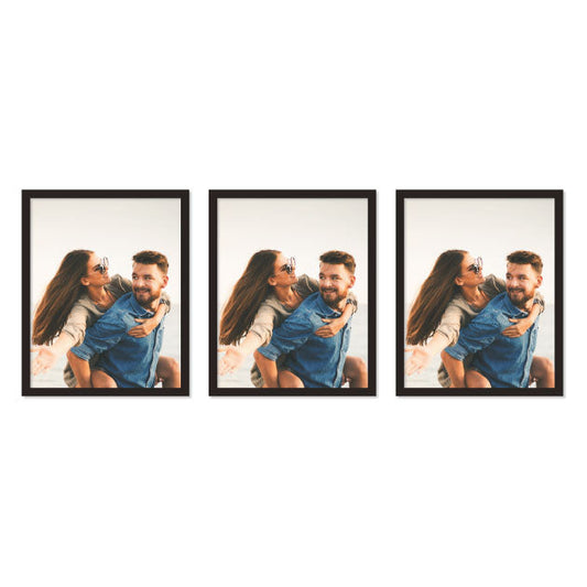 Set of 3 Restickable Custom Framed Photos - 8" x 10"