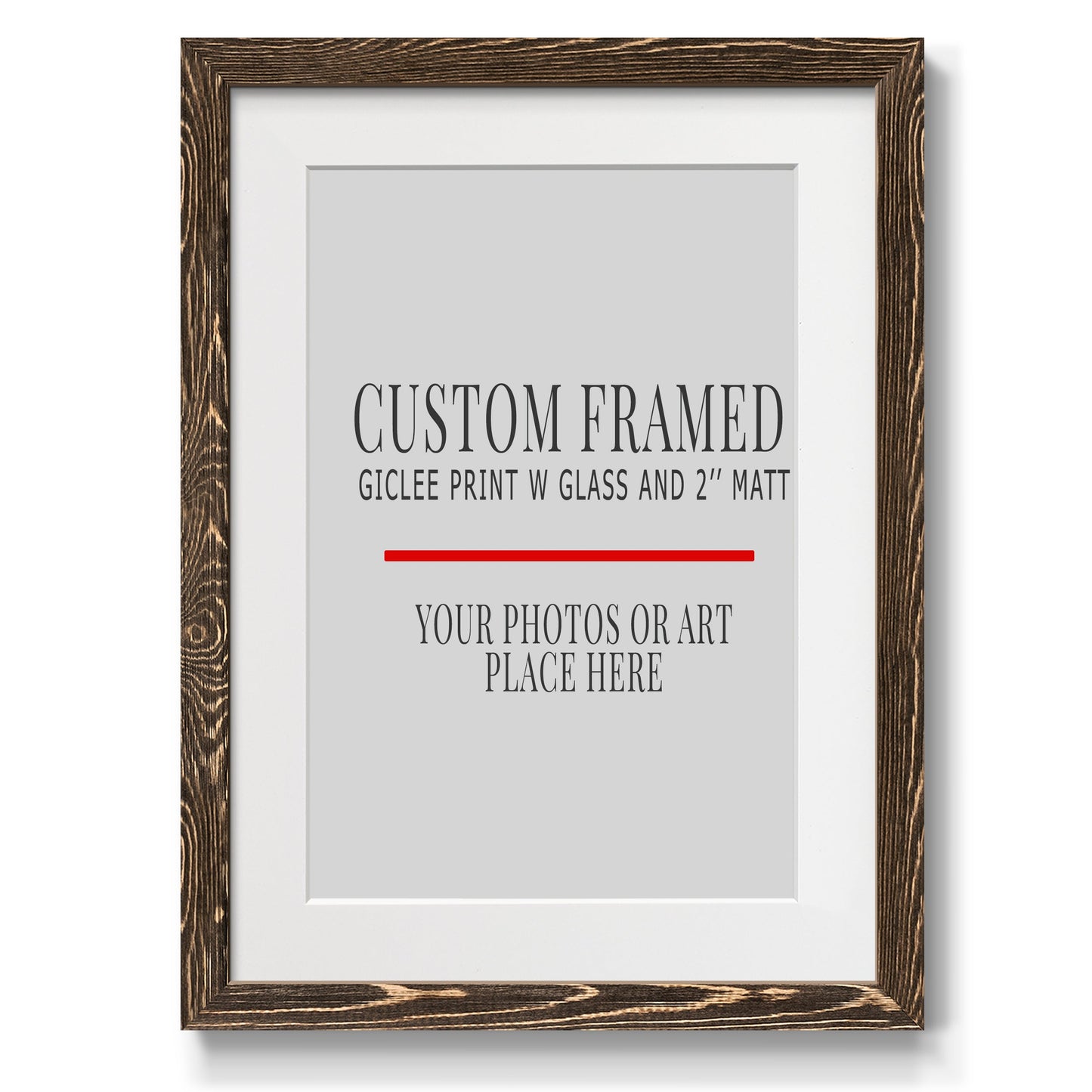 Custom Rustic Frames - Gallery Wrapped Canvas or Prints