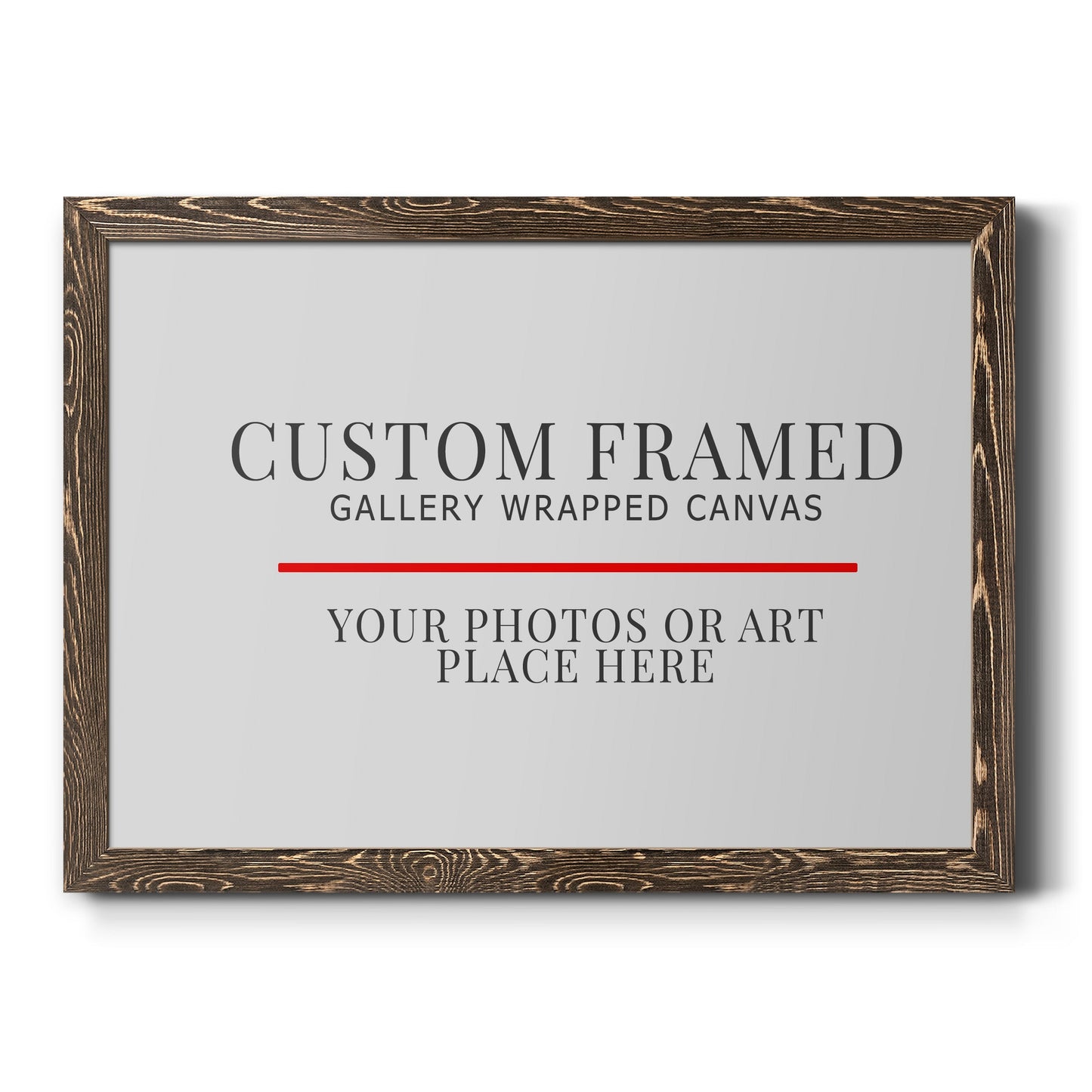 Custom Rustic Frames - Gallery Wrapped Canvas or Prints