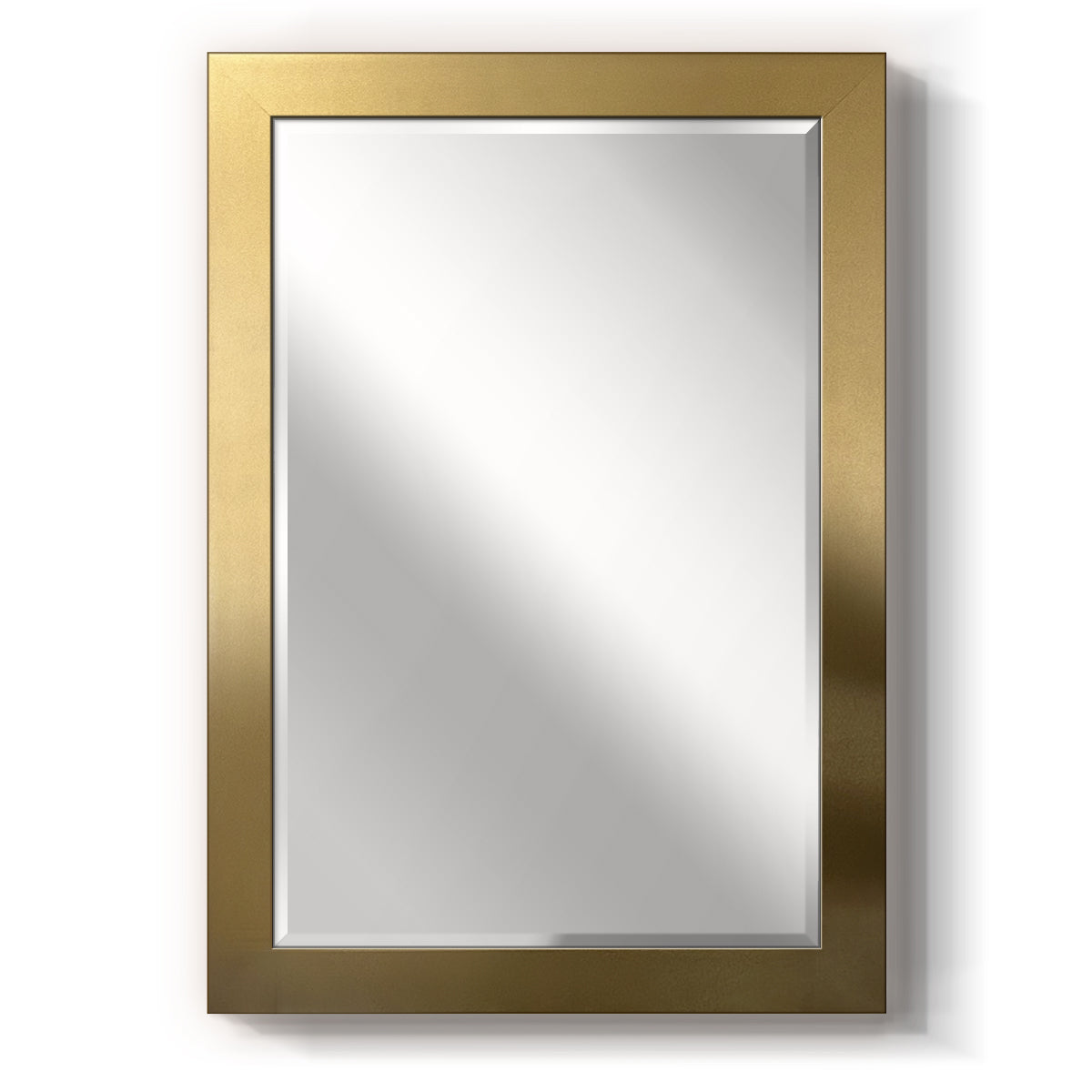 Barnwood Wood Framed with Beveled Edge Mirror